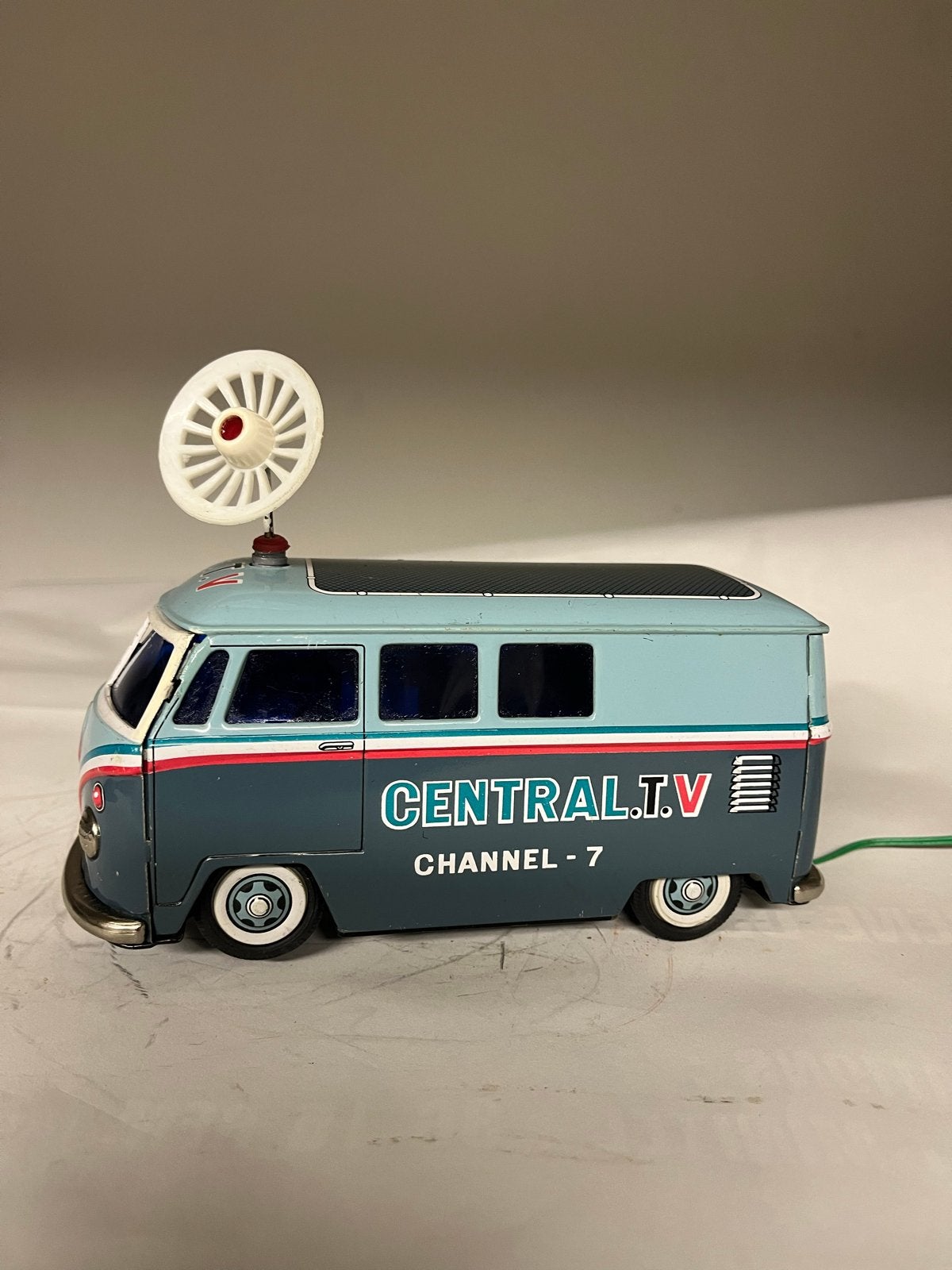 Blikken Gakken Toy VW Bus Central T.V. Channel 7 Japan, Ophalen of Verzenden