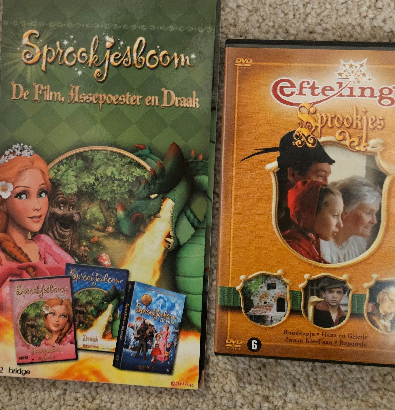 Efteling, Sprookjesbos DVD's - Nederlands gesproken, Ophalen of Verzenden