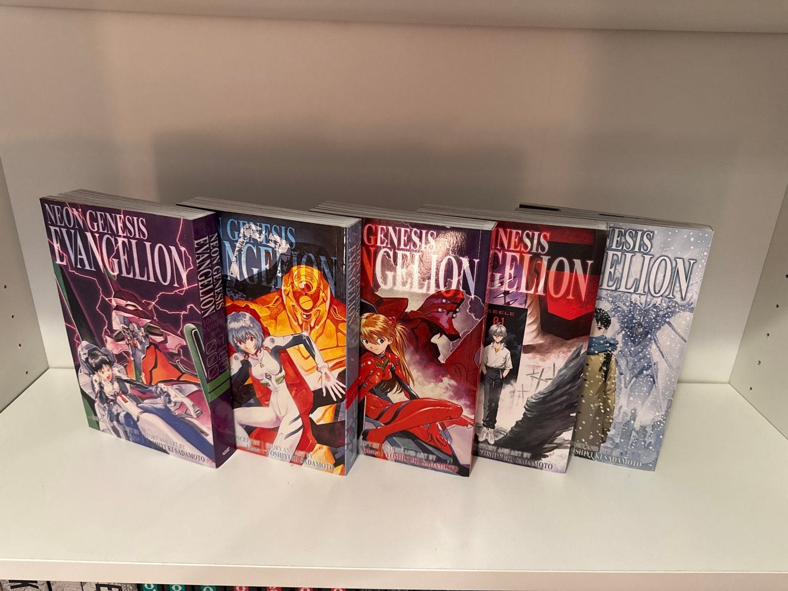 Neon Genesis Evangelion 3-in-1 Manga volume 1-14, Meerdere stripboeken, Ophalen of Verzenden, Zo goed als nieuw