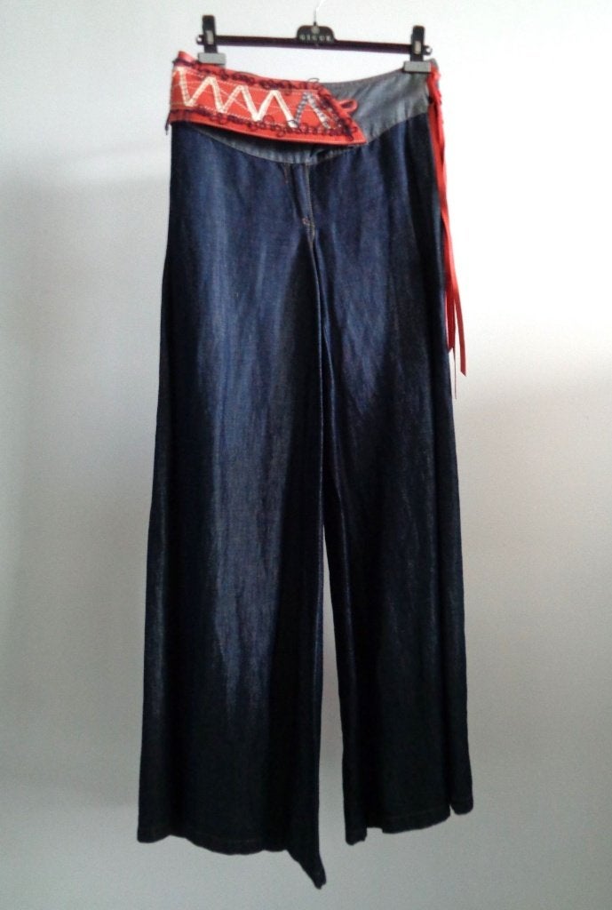 Save the Queen broek, origineel, maat 31-NL38 NIEUW, Maat 38/40 (M), Blauw, Nieuw, Ophalen of Verzenden