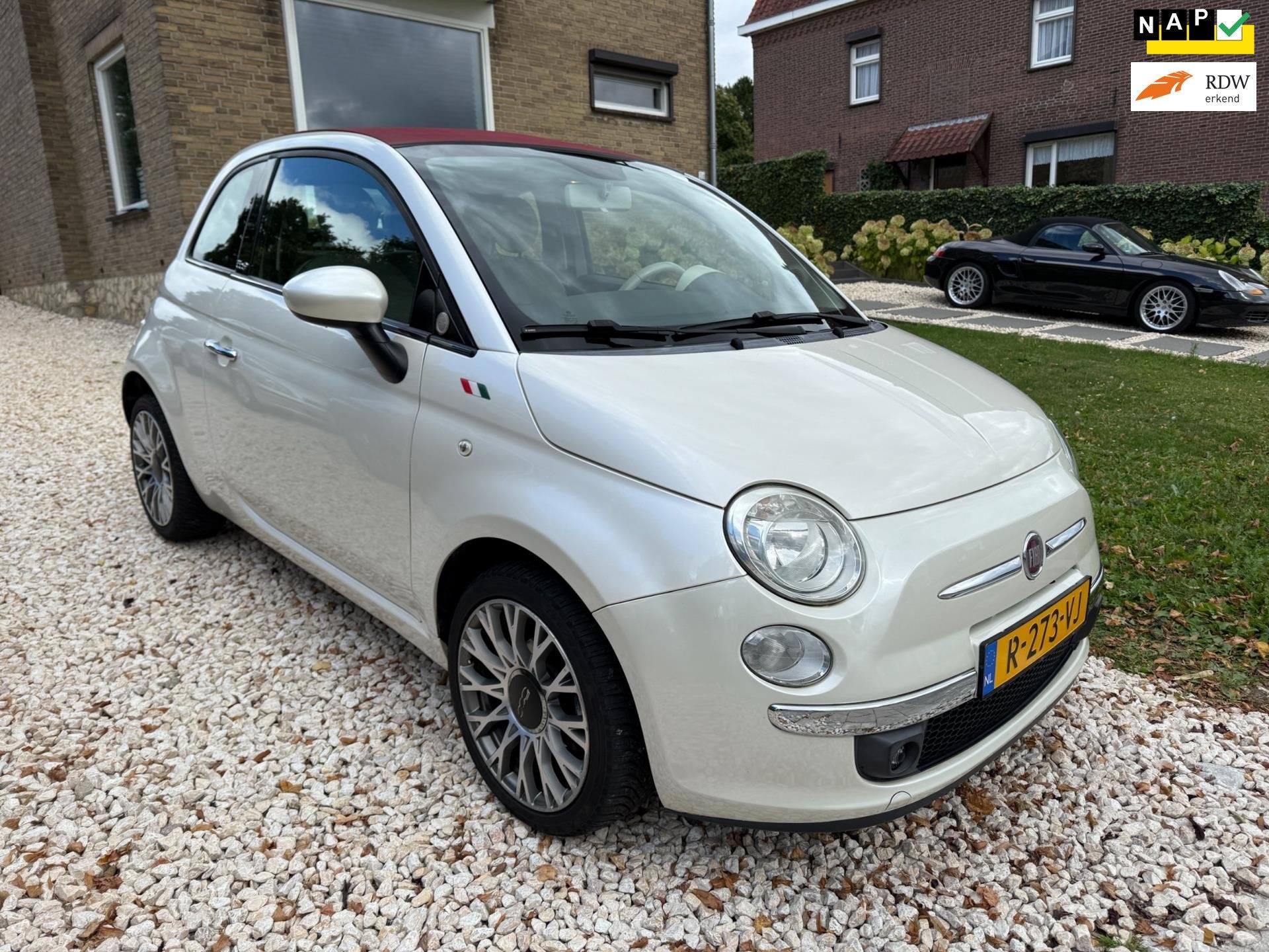 Fiat 500 C 1.2 Opening Edition Nwe Distributie&APK., Voorwielaandrijving, Euro 5, Gebruikt, 4 cilinders