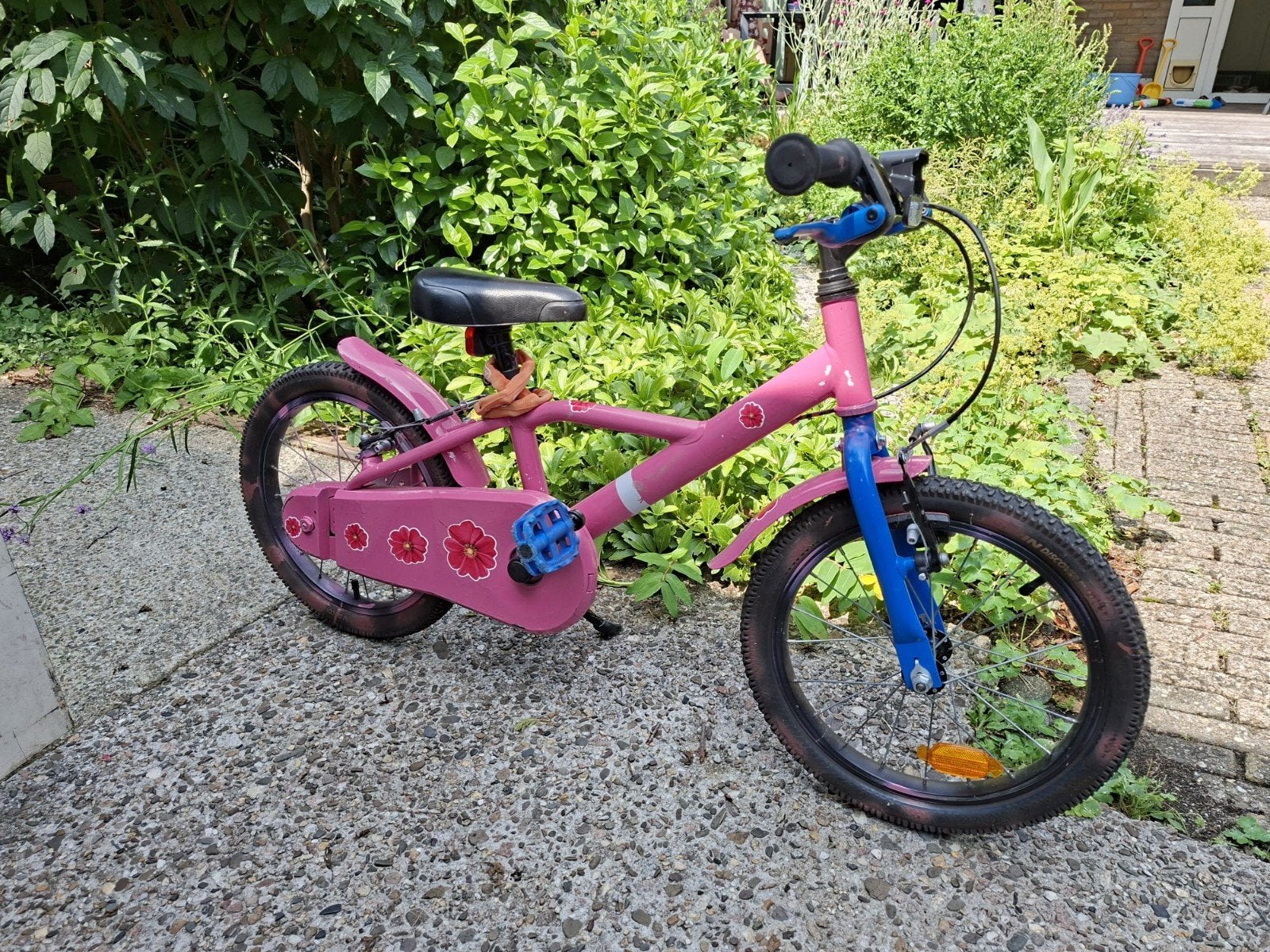 Kinderfiets 16", Ophalen, Gebruikt, Velgrem, 16 tot 20 inch