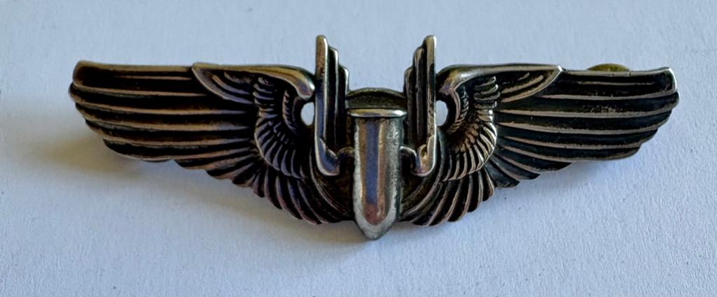 WW2 USAAF Aerial Gunner wings badge, Verzamelen, Militaria | Tweede Wereldoorlog, Ophalen of Verzenden, Amerika, Embleem of Badge