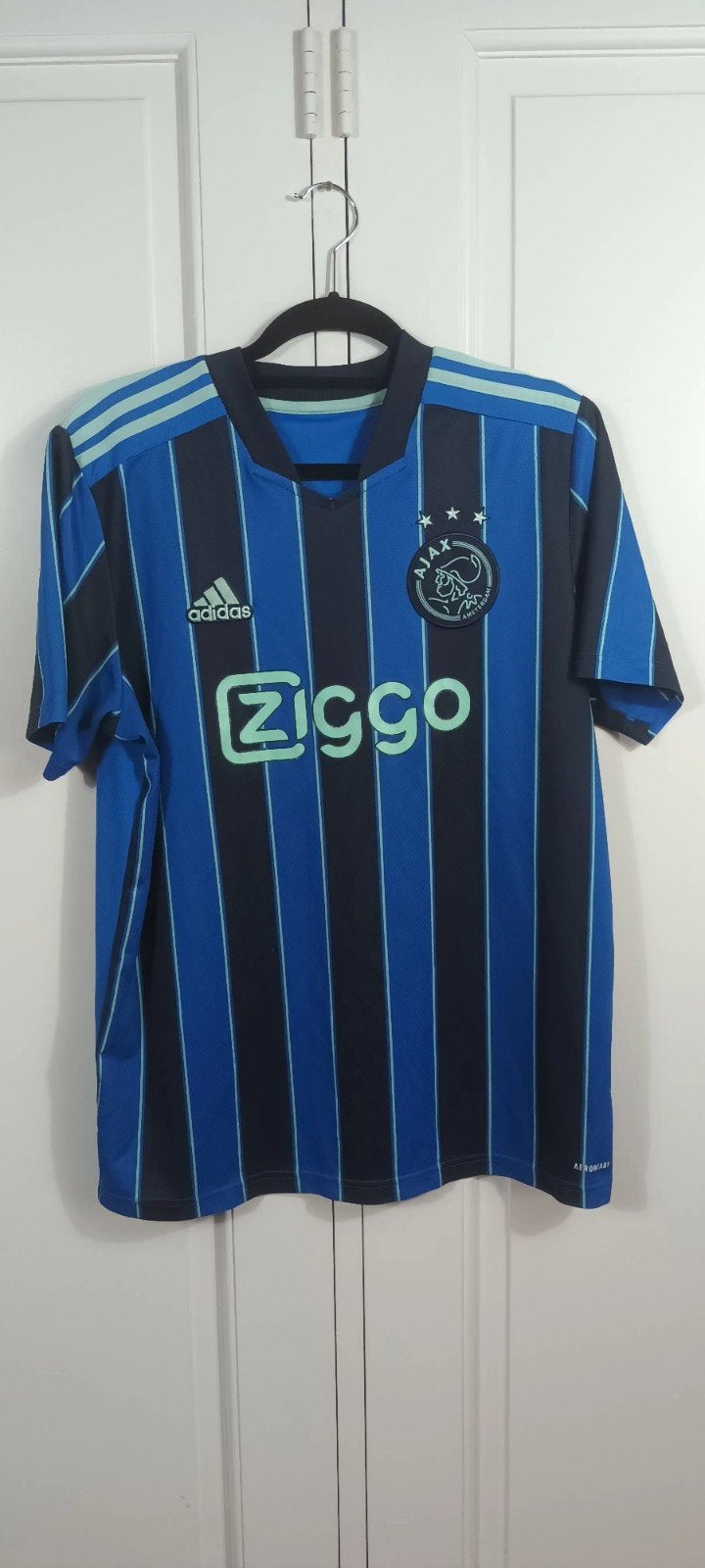 Origineel ajax uit shirt - 2021/22, Maat XS of kleiner, Ophalen of Verzenden, Zo goed als nieuw, Shirt