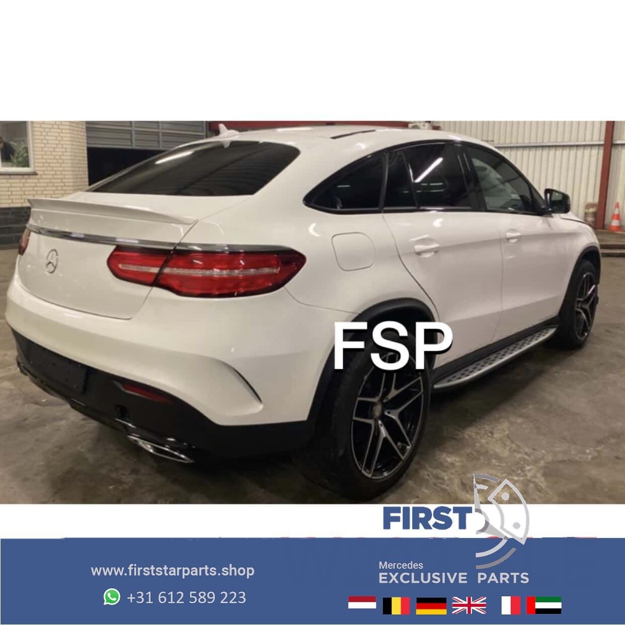 W292 C292 GLE AMG DIFFUSER Mercedes 2015-2019 Night Pakket O, Gebruikt, -, Ophalen of Verzenden, -
