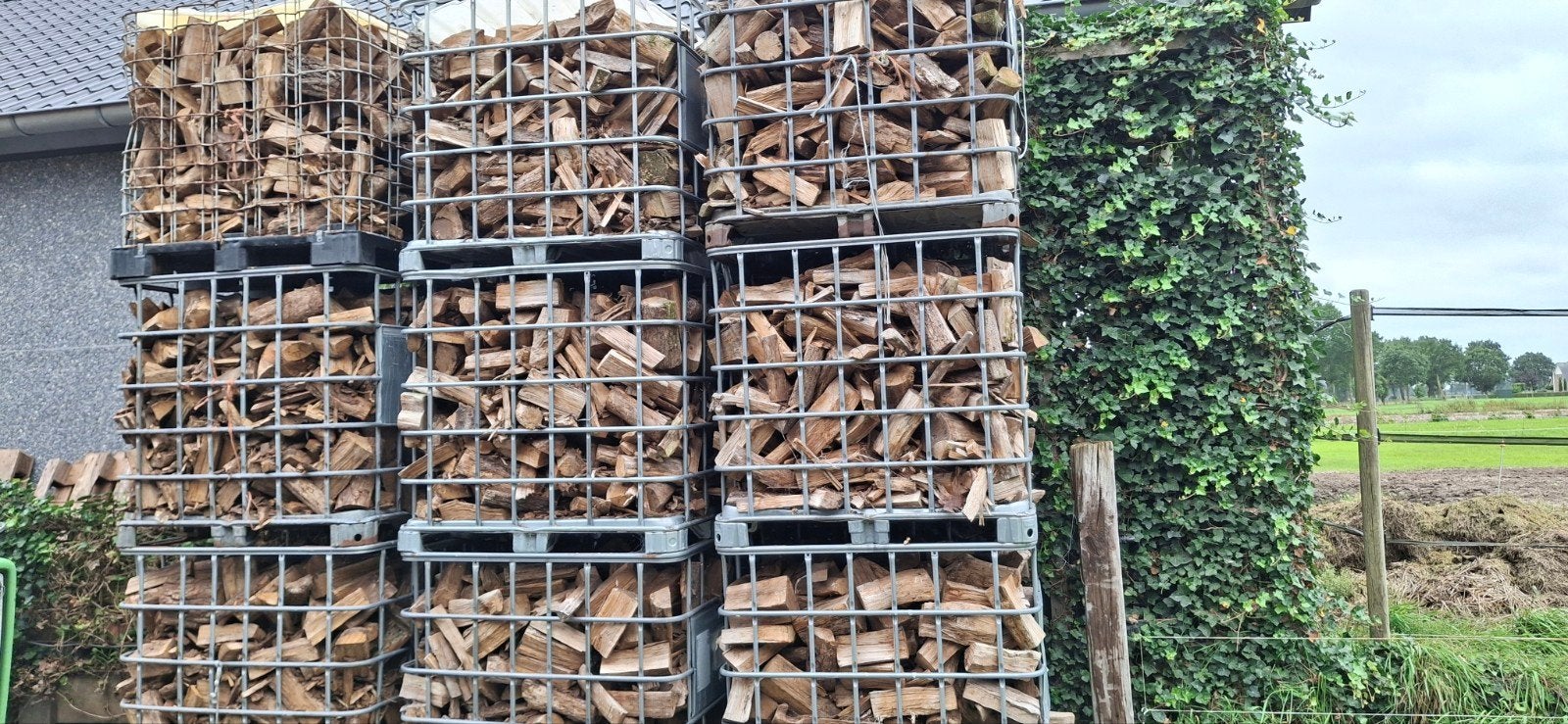 droog haardhout, Tuin en Terras, Minder dan 3 m³, Ophalen of Verzenden