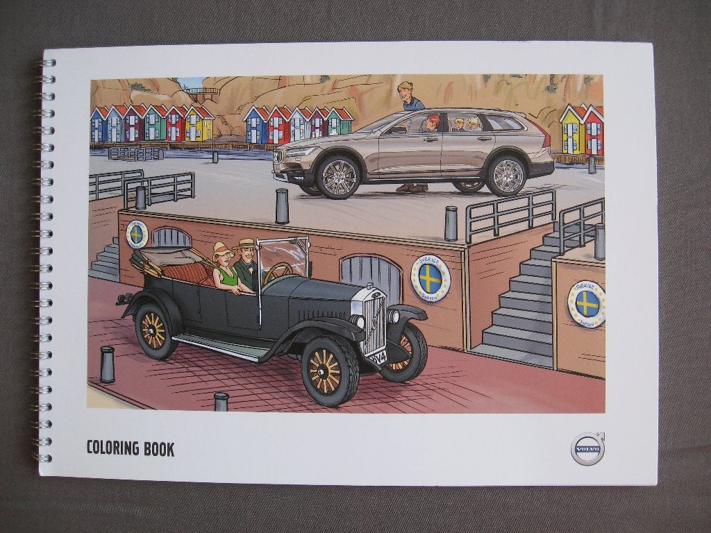 Volvo Coloring Book (oblong form. met ringspiraal) kleurboek, Ophalen of Verzenden, Nieuw, Volvo, Paul van Vugt - Reinoud Bekkema