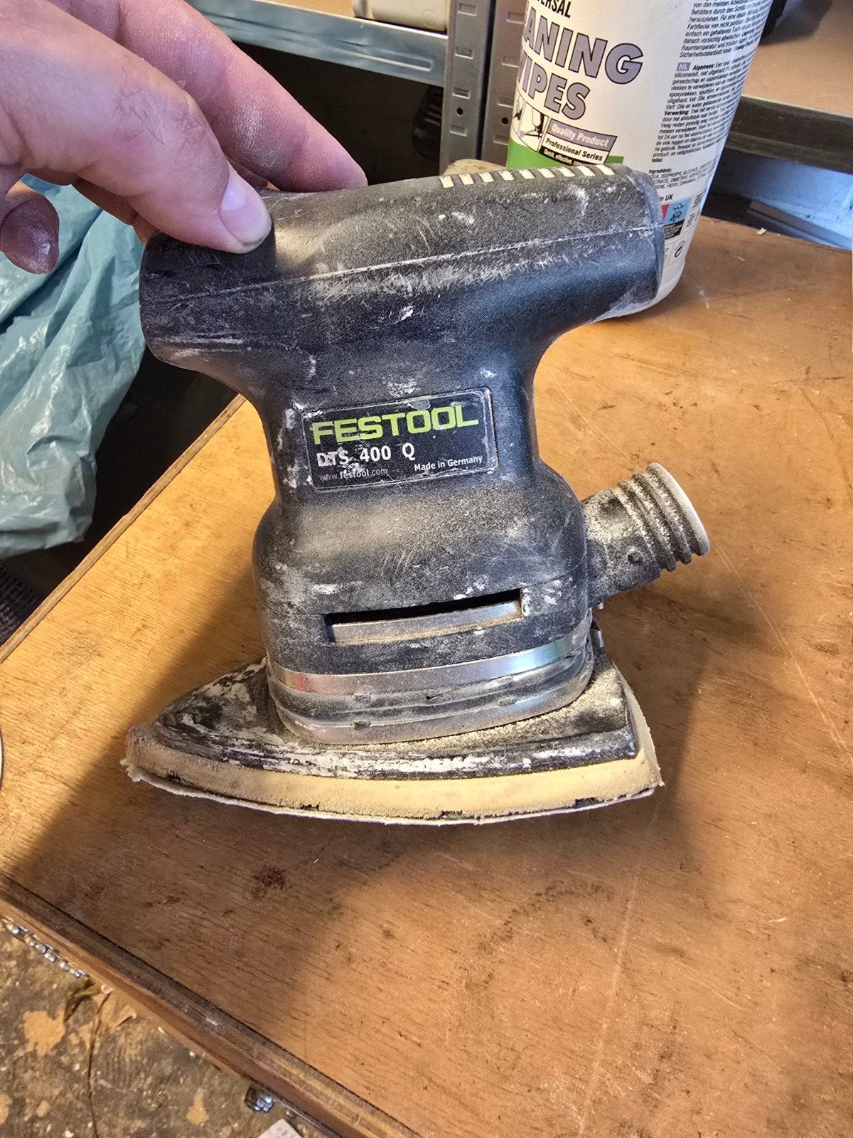 Festool DTS 400 Q vlakschuurmachine, Ophalen of Verzenden, Gebruikt, Minder dan 600 watt, Vlakschuurmachine