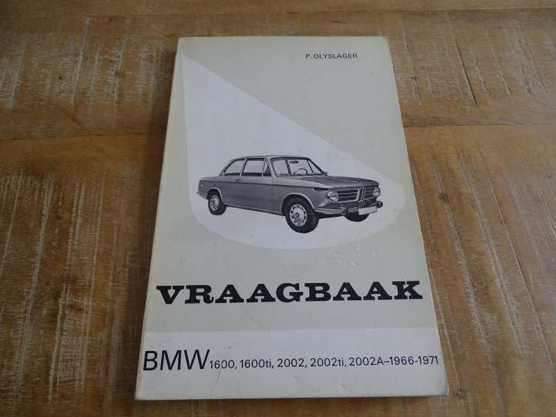 BMW 1600 t/m 2002Ti - Vraagbaak Werkplaatshandboek - NL, Boeken, Verzenden, Gelezen, BMW