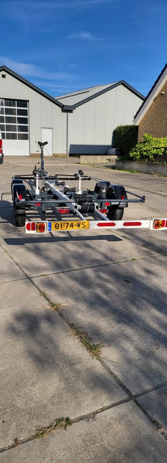 Peka boottrailer, 2000kg, 2 assen, veel vernieuwd, kenteken, Watersport en Boten, Ophalen, Gebruikt, 1500 tot 3000 kg, Sloepentrailer