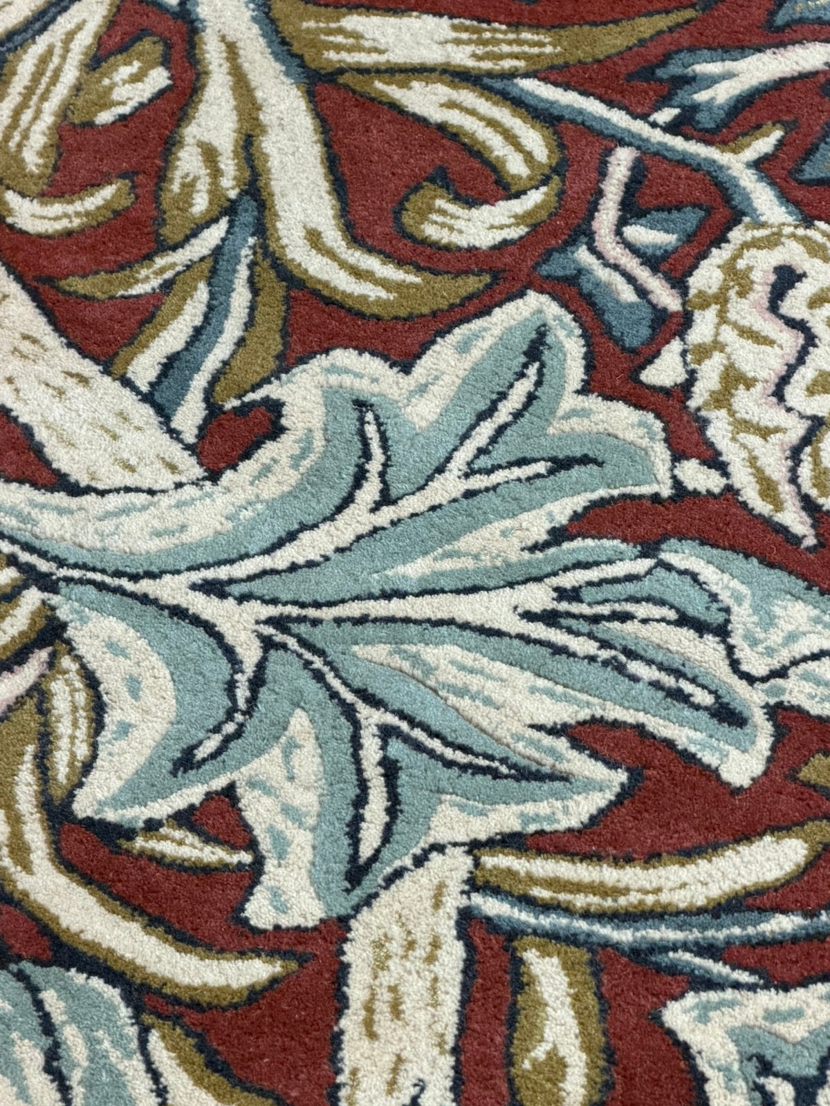Brink em Campman Morris & Co tapijt Trent Madder Webb’s Blue, Ophalen, Nieuw, Rechthoekig, 200 cm of meer