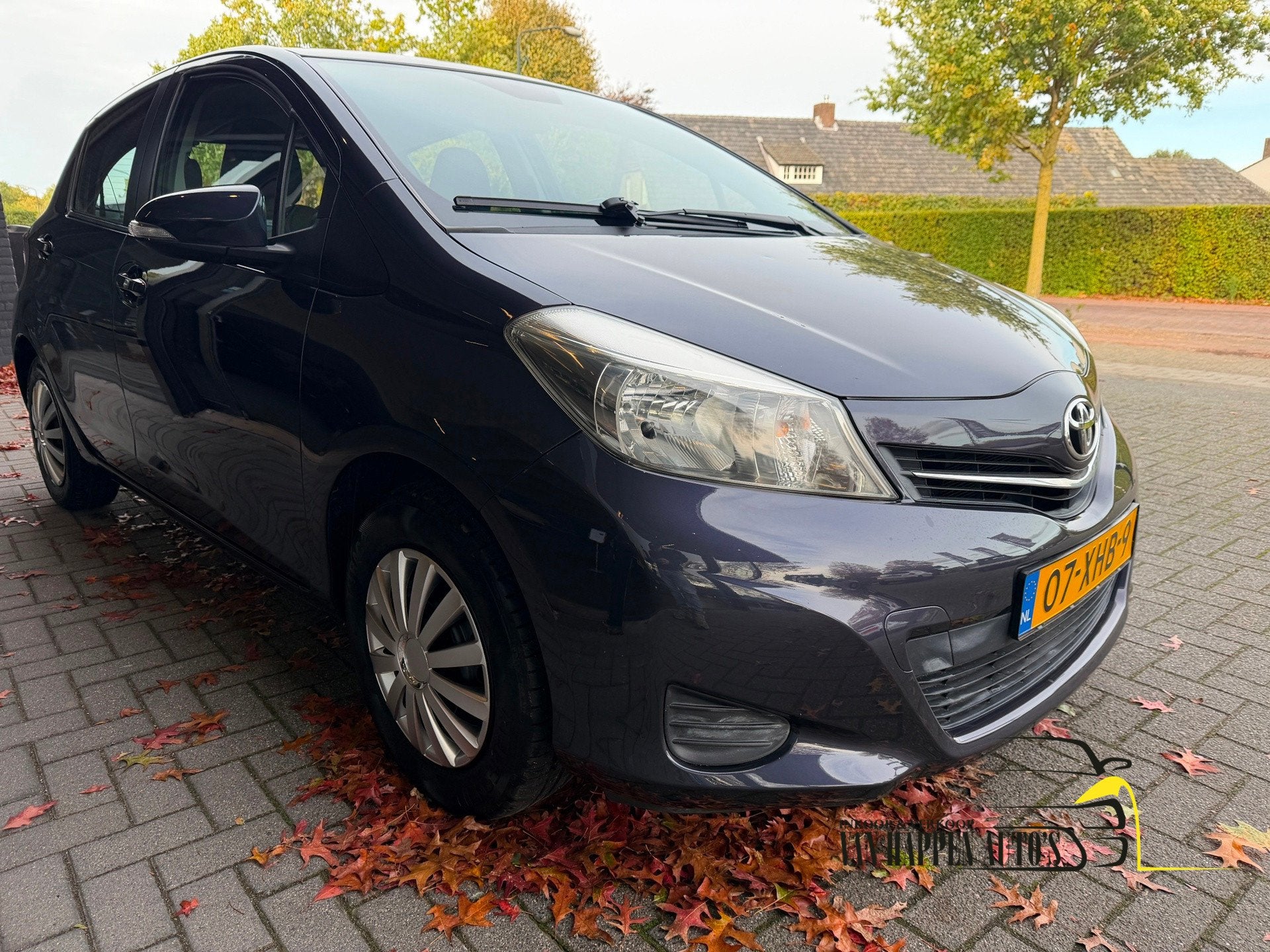Toyota Yaris 1.0 VVT-i Aspiration, Auto's, Euro 5, Stof, 750 kg, Blauw