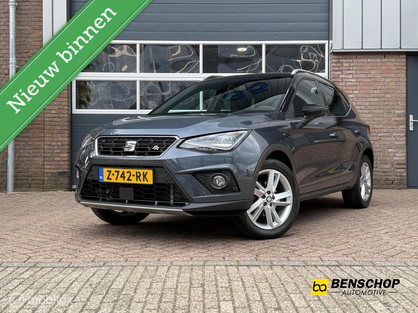 Seat Arona 1.0 TSI FR Navi Carplay Camera Automaat LED ACC K, Auto's, Stof, 1112 kg, 116 pk, 49 €/maand