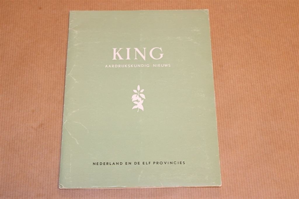 King mapje met provinciekaarten en reclame - 1965, Boeken, Atlassen en Landkaarten, Ophalen of Verzenden, 1800 tot 2000, Nederland