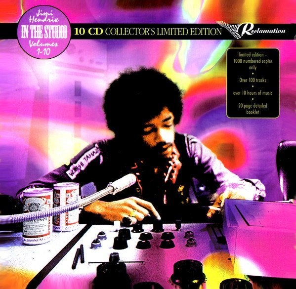 Jimi Hendrix In The Studio Volumes 1-10 CD BOX, Nog gesealed, Ophalen, Nieuw in verpakking, Poprock