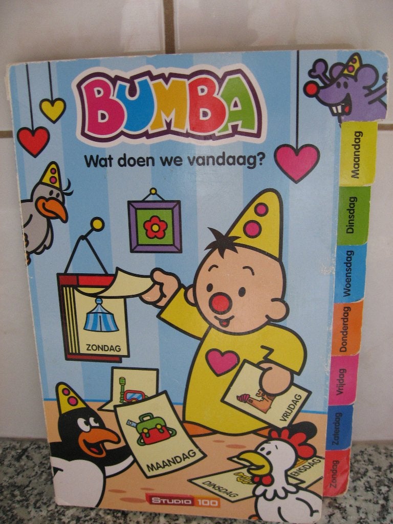 leesboek peuter van Bumba : Wat doen we vandaag ?, Ophalen of Verzenden, Gelezen, 2 tot 3 jaar