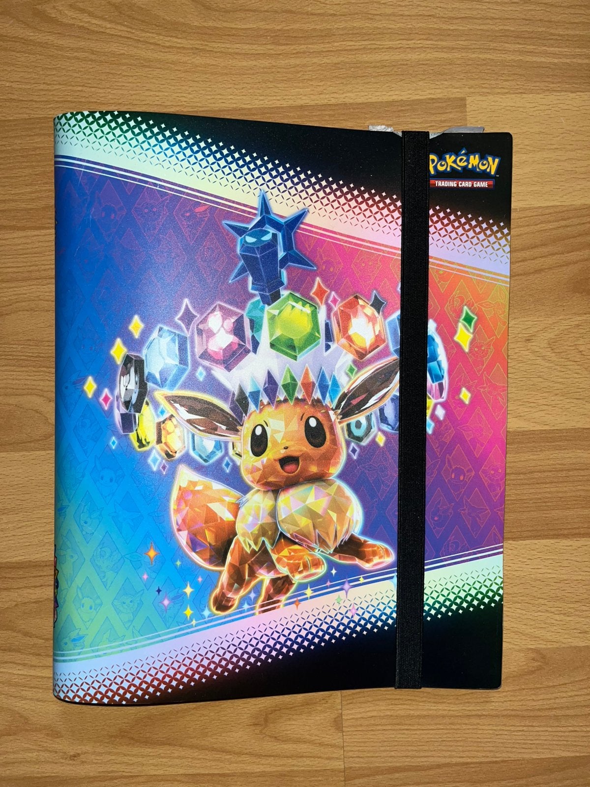 Pokemon prismatic evolutions 9 pocket binder map, Ophalen of Verzenden, Zo goed als nieuw