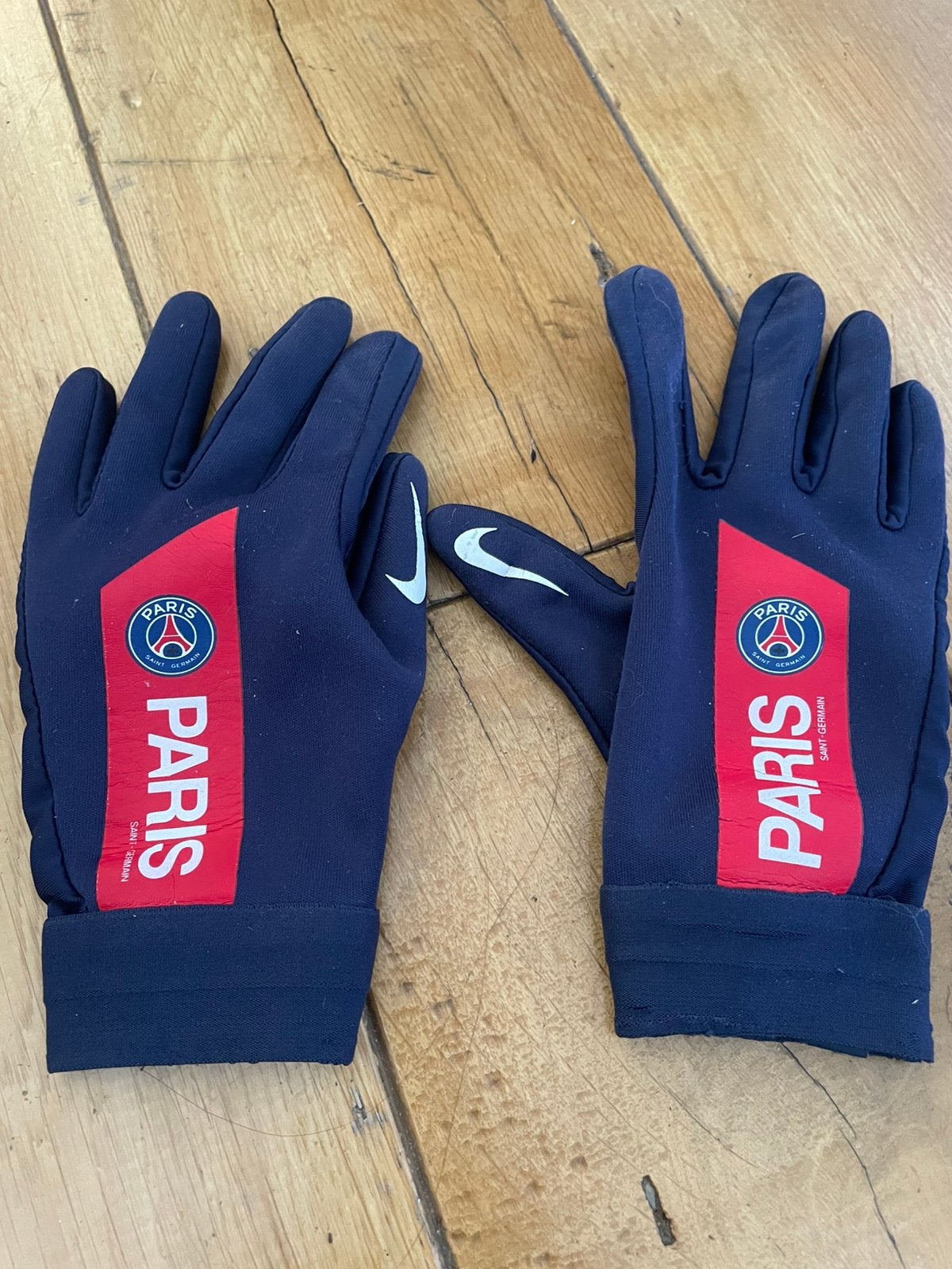 Psg voetbal handschoenen, Maat XS of kleiner, Ophalen, Zo goed als nieuw, Handschoenen