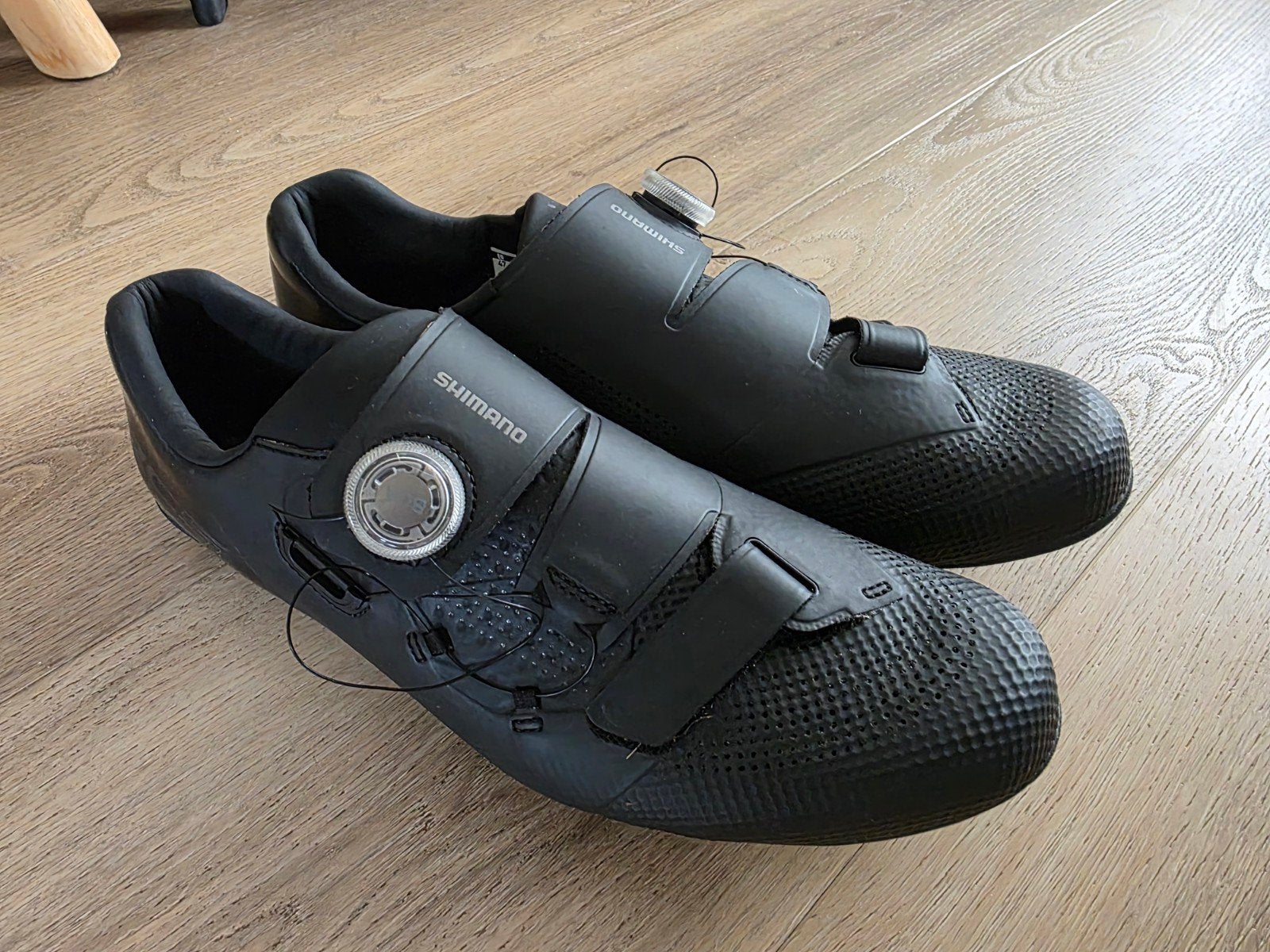 Shimano RC502 Raceschoenen Zwart Maat 47 Breed, Gebruikt, Schoenen, Overige maten, Ophalen of Verzenden