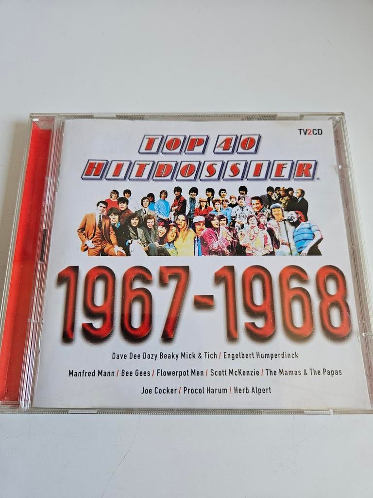 Top 40 Hitdossier 1967-1968 dubbelcd, Ophalen of Verzenden, Zo goed als nieuw, Pop