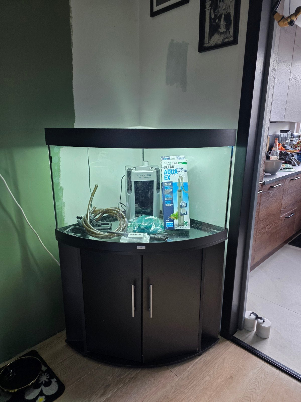 Juwel trigon 190L incl filter, Dieren en Toebehoren, Vissen | Aquaria en Toebehoren, Ophalen, Zo goed als nieuw
