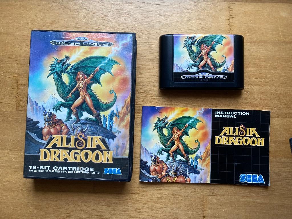 alisia dragoon sega mega drive, Spelcomputers en Games, 1 speler, Racen en Vliegen, Ophalen of Verzenden, Zo goed als nieuw