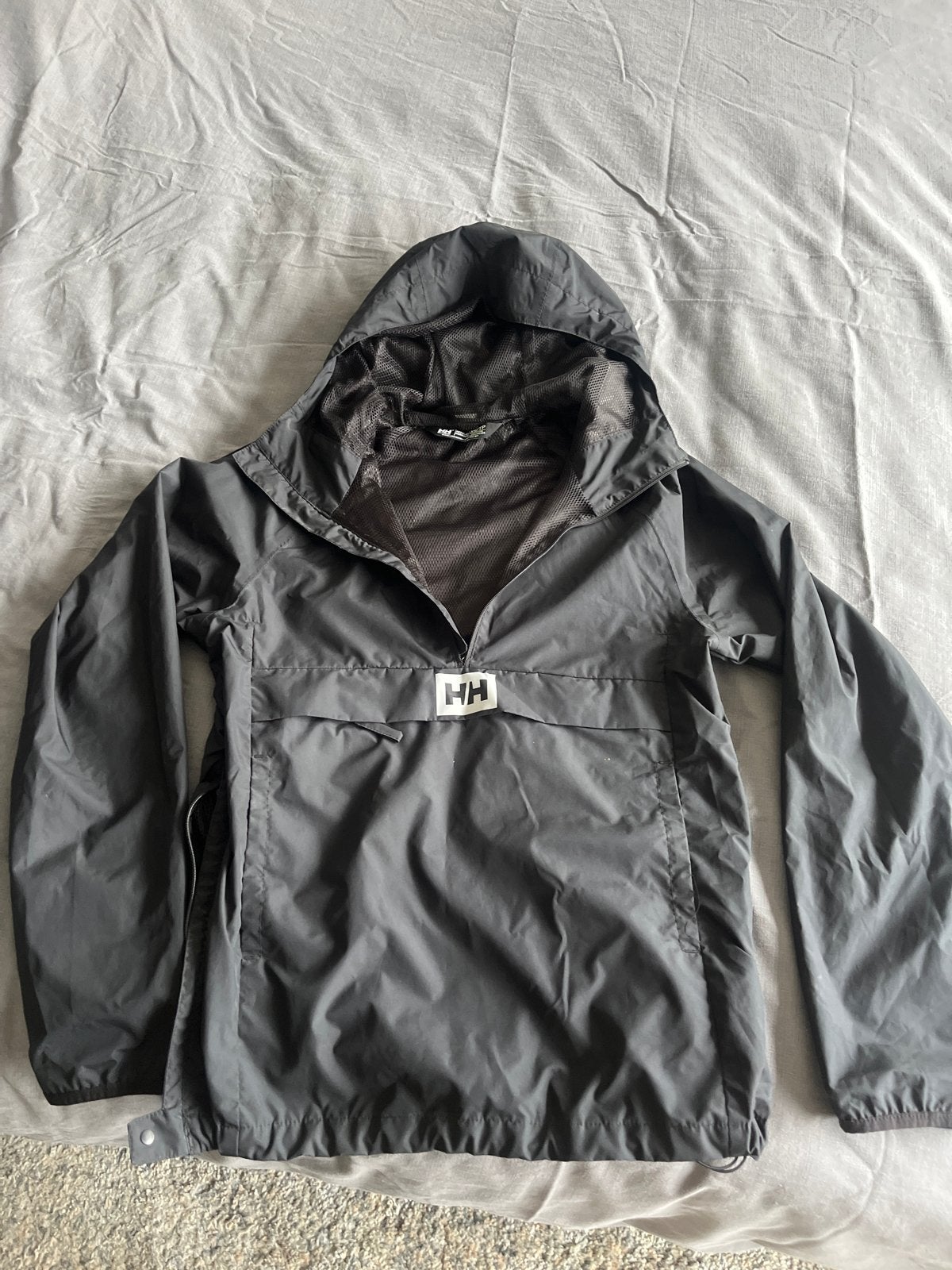 Helly Hansen Anorak Windbreaker - Zwart - Maat XS, Ophalen of Verzenden, Zo goed als nieuw, Maat 46 (S) of kleiner, Zwart