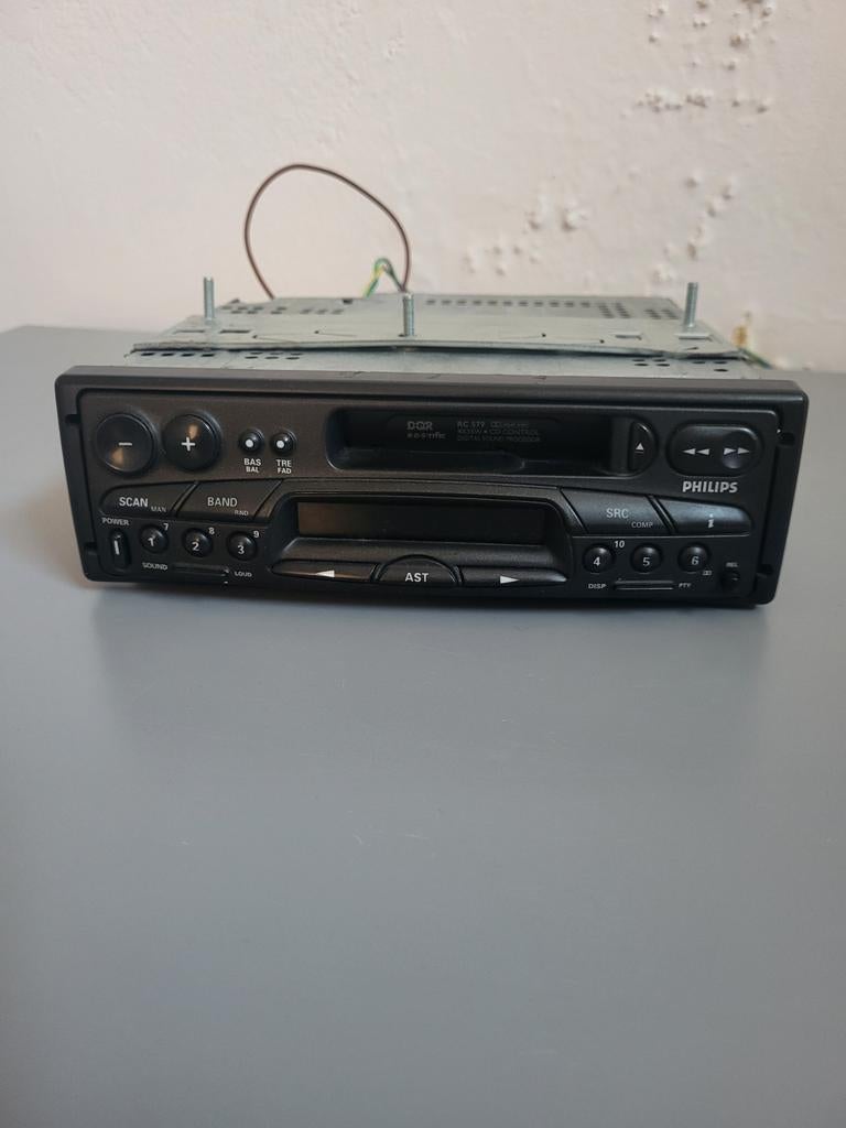 Philips RC 578 Autoradio - Goed werkend, Auto diversen, Ophalen of Verzenden, Gebruikt