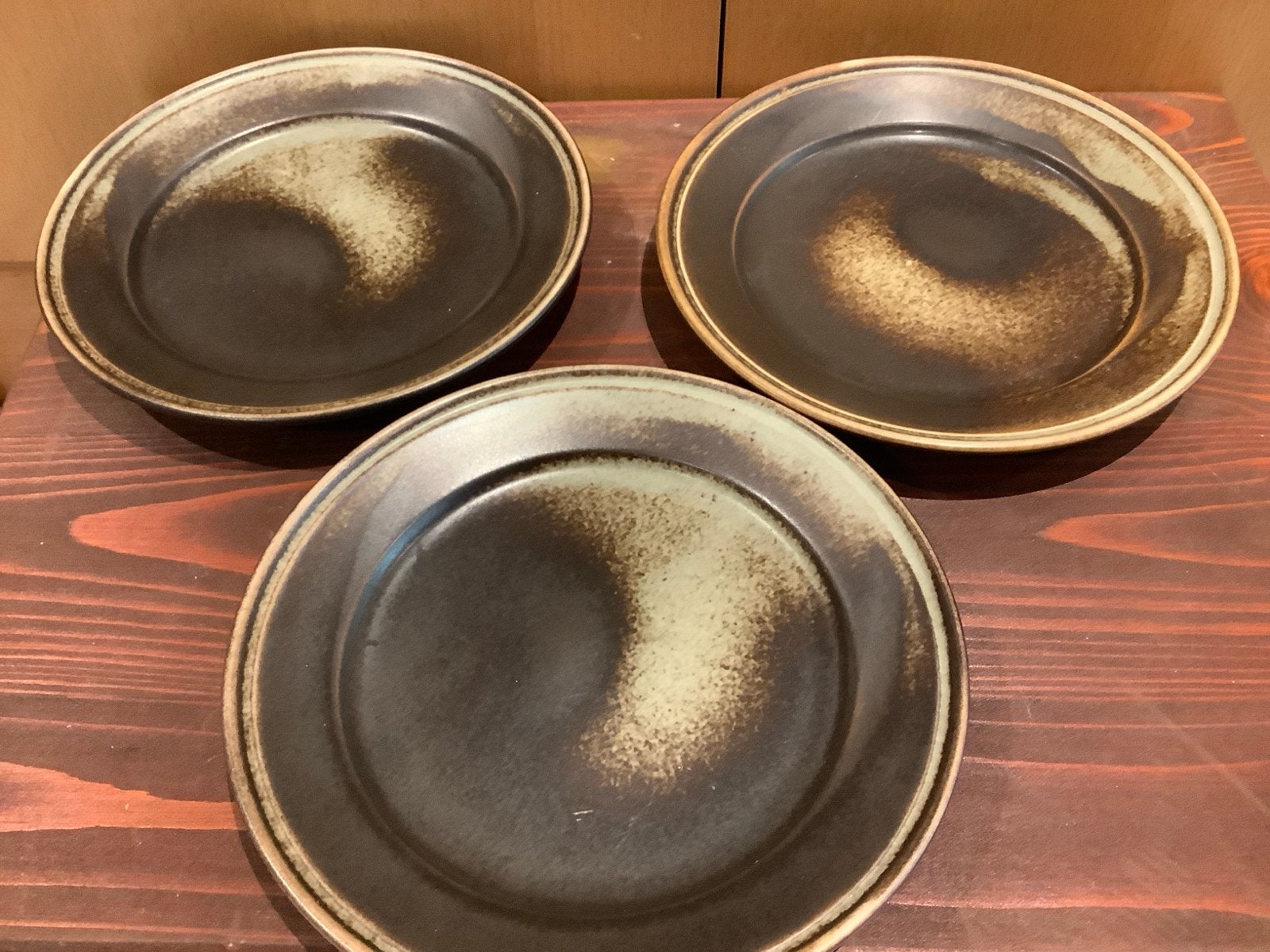 Set van 3 Porsgrund Norway schotels/borden, Ophalen of Verzenden
