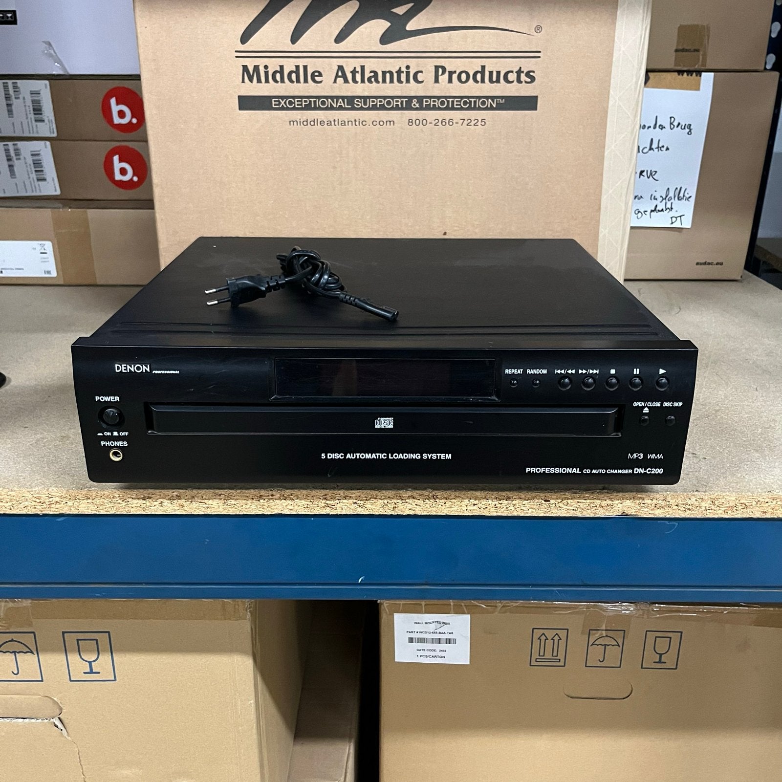 Denon DN C-200 Professionele 5-disc CD Wisselaar, Overige merken, Denon, Gebruikt, Ophalen of Verzenden