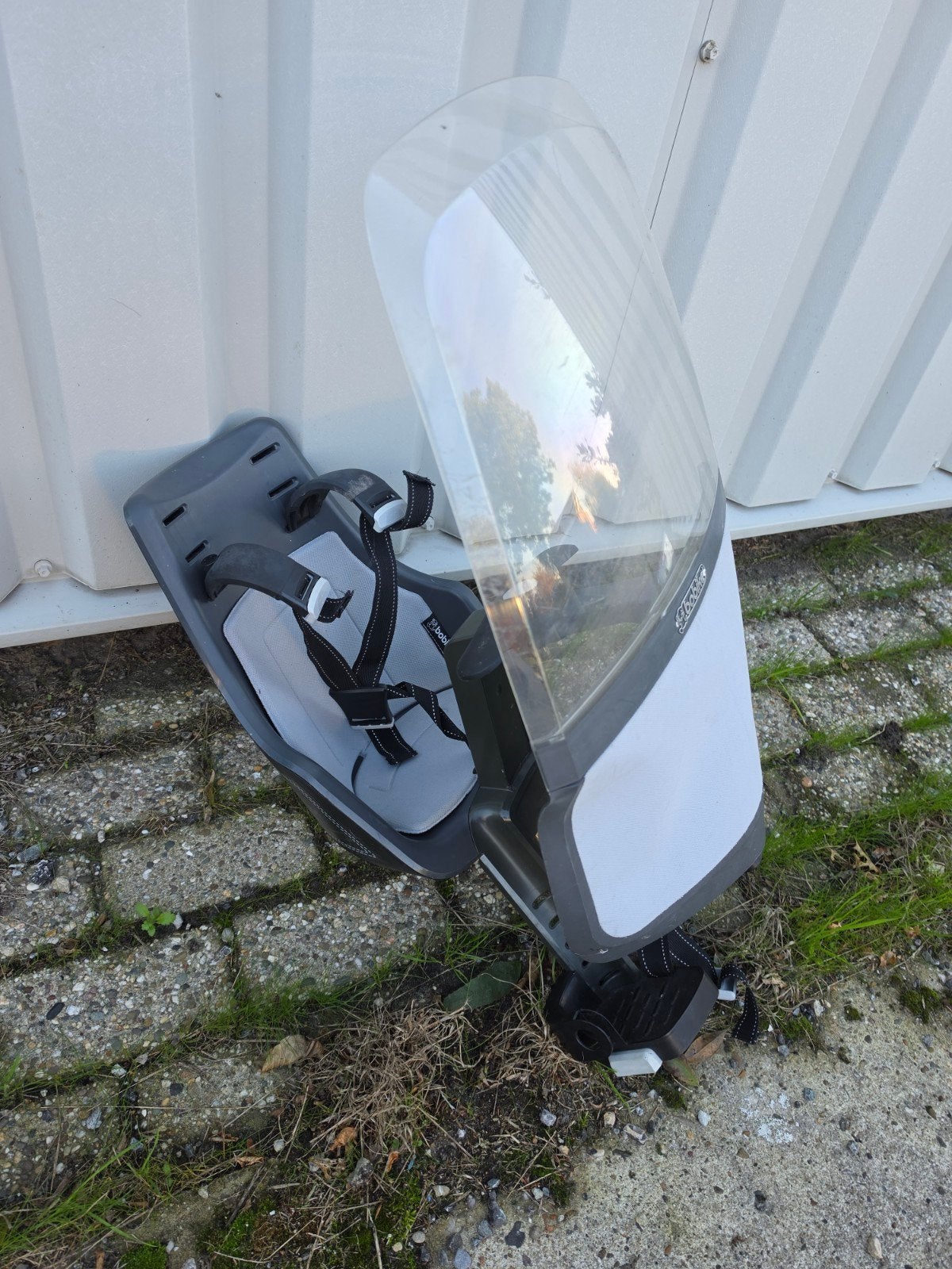 Bobike Exclusive Mini fietszitje met windscherm, Ophalen, Gebruikt, Voorzitje, Bobike