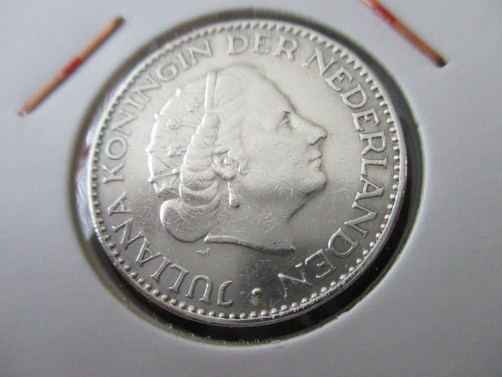 Gulden 1956, Postzegels en Munten, Munten | Nederland, 1 gulden, Koningin Juliana, Zilver, Ophalen of Verzenden