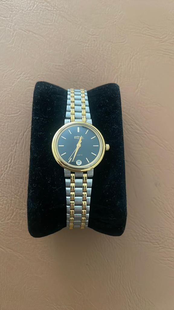 Ectron vintage horloge, Ophalen of Verzenden, Staal, Overige merken, 1960 of later