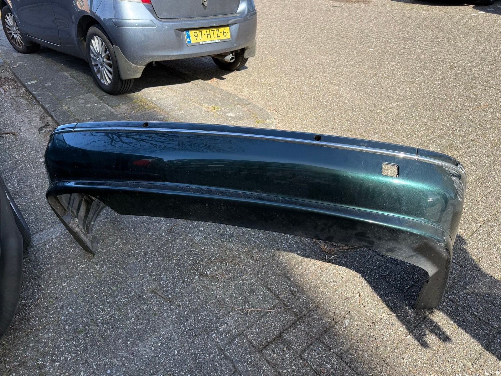 BMW E39 Achterbumper Groen - Gebruikt, Ophalen, Gebruikt, Achter, Bumper