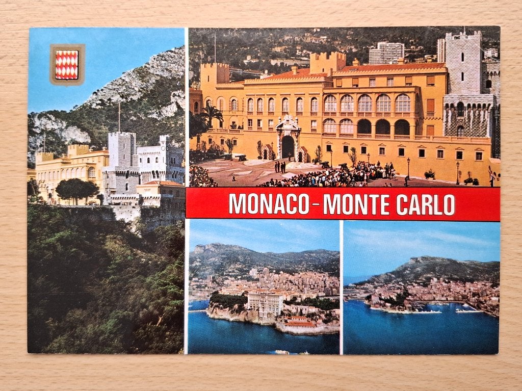 ansichtkaart Monaco - Monte Carlo uit 1961, Verzenden, 1960 tot 1980, Ongelopen, Frankrijk