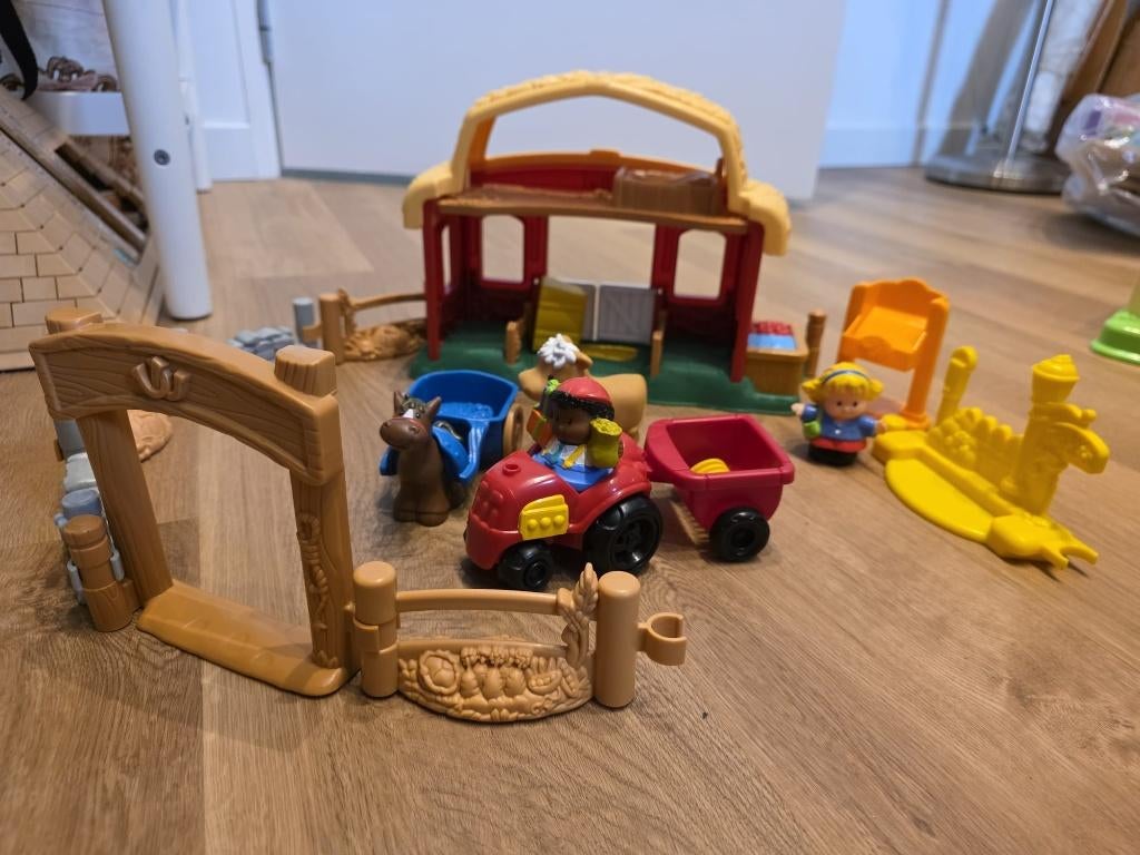 little people boerderij, Kinderen en Baby's, Speelgoed | Fisher-Price, Ophalen, Gebruikt, Speelset, Met geluid