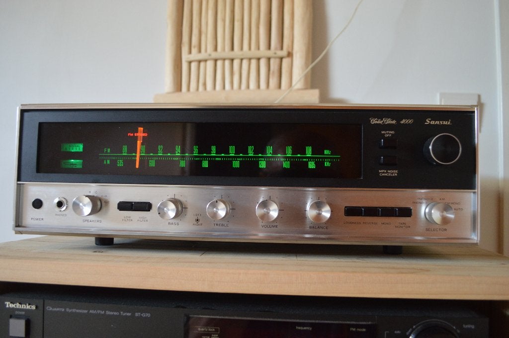 Sansui 4000 reciever, Gebruikt, Ophalen, Overige merken, Minder dan 60 watt