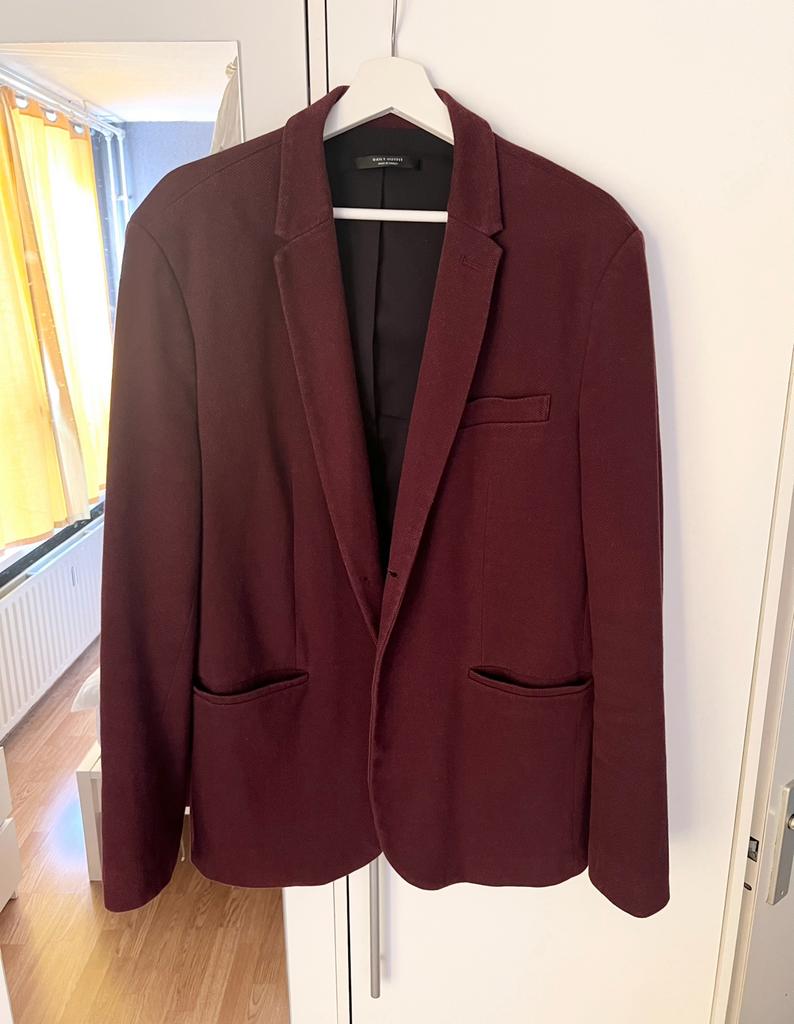 Zara colbert voor heren / Zara blazer for men, Ophalen of Verzenden, Gedragen, Maat 52/54 (L), Rood
