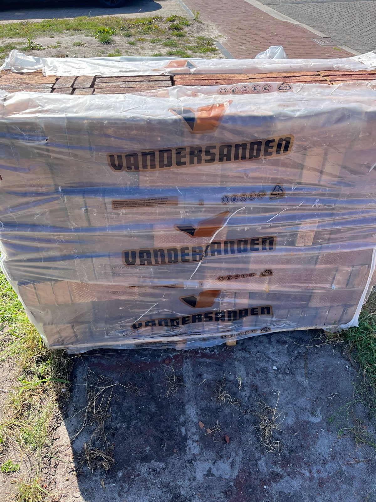 Nieuwe Vandersanden bakstenen - Diverse kleuren, Ophalen, Zo goed als nieuw, Bakstenen