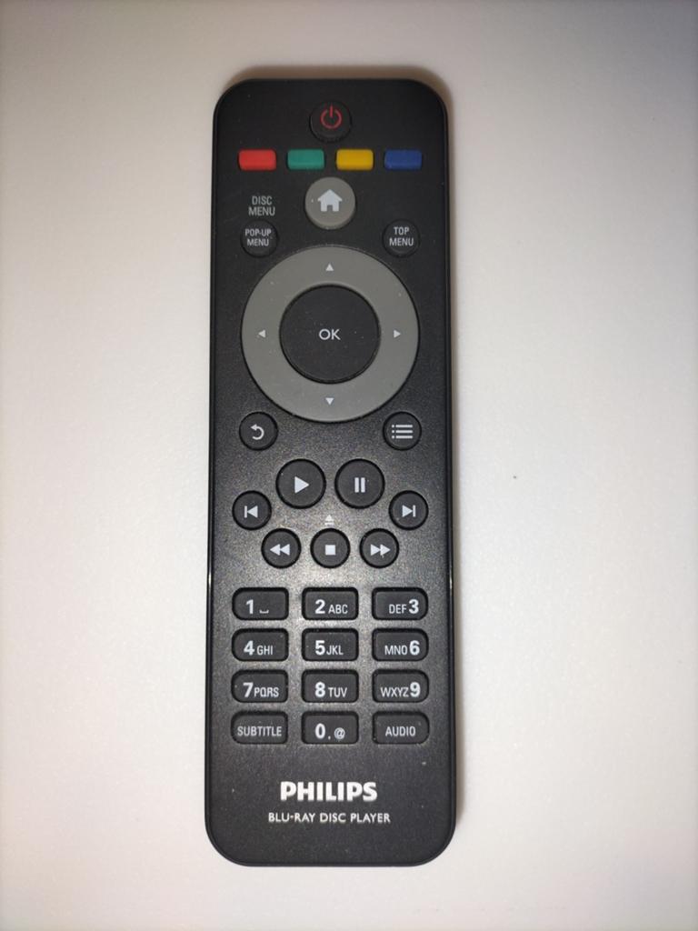 Originele Philips Blu-ray afstandsbediening RC-2802, Ophalen of Verzenden, Gebruikt, Origineel, Mediaspeler