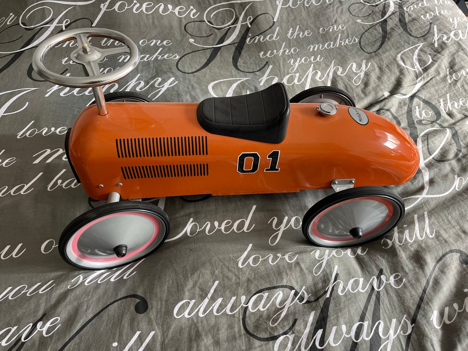 Marquant Loopauto Oranje - Zo goed als nieuw, Ophalen of Verzenden, Zo goed als nieuw, Loopvoertuig