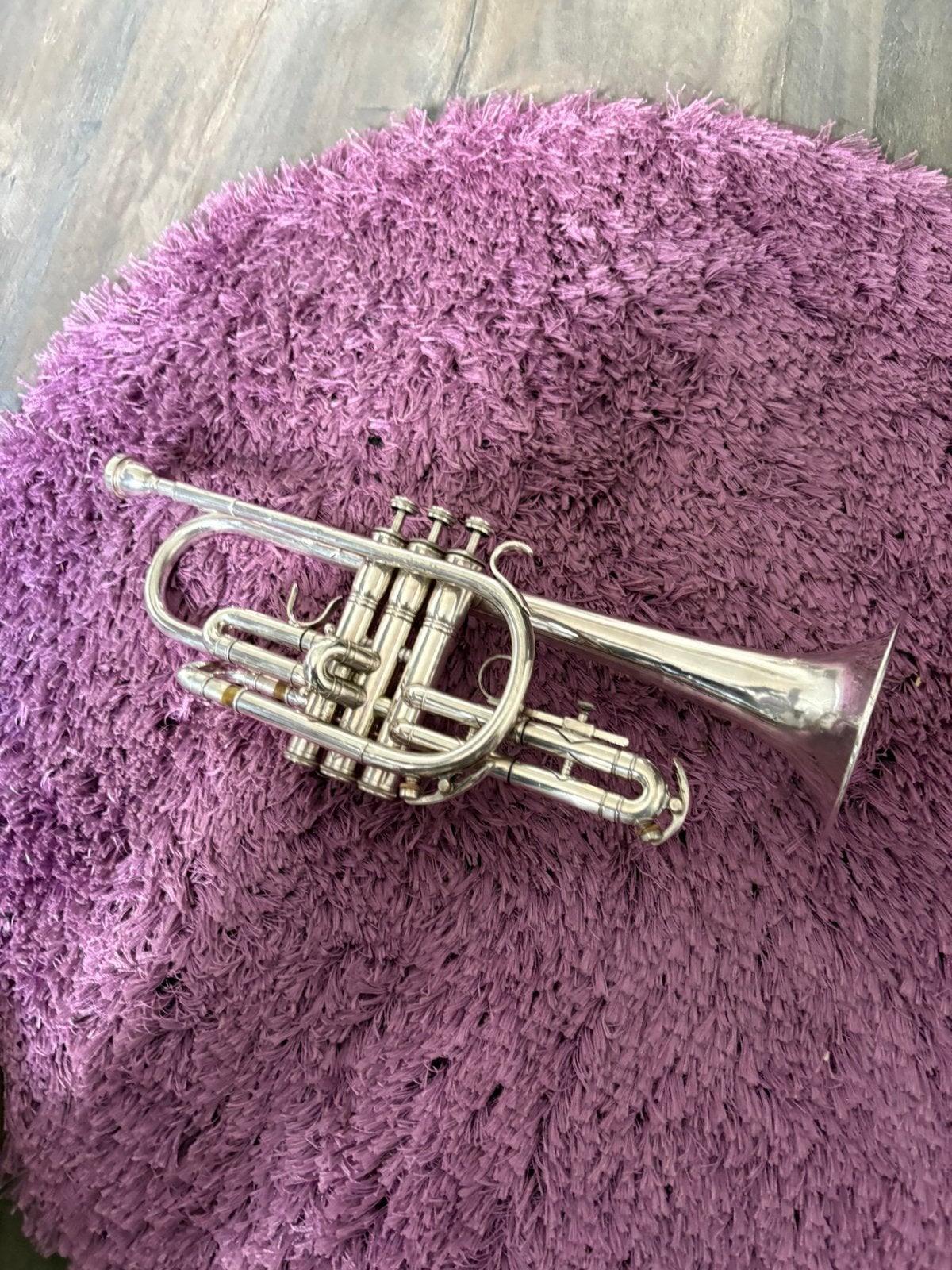 Bes Cornet King Master Super 20, Ophalen, Gebruikt, Bes-trompet, Met koffer