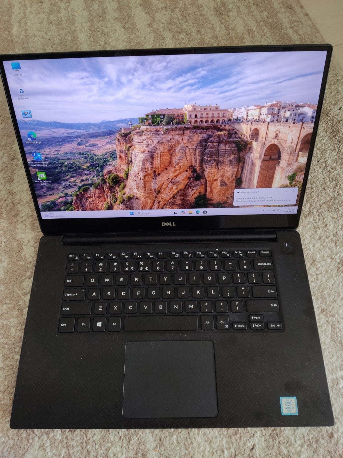 Dell xps 9550 i7 15.6 touchscreen, Ophalen of Verzenden, 15 inch, 2 tot 3 Ghz, SSD