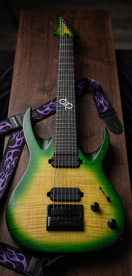 Solar Guitars A1.7LB, Ophalen, Zo goed als nieuw, Solid body, Overige merken