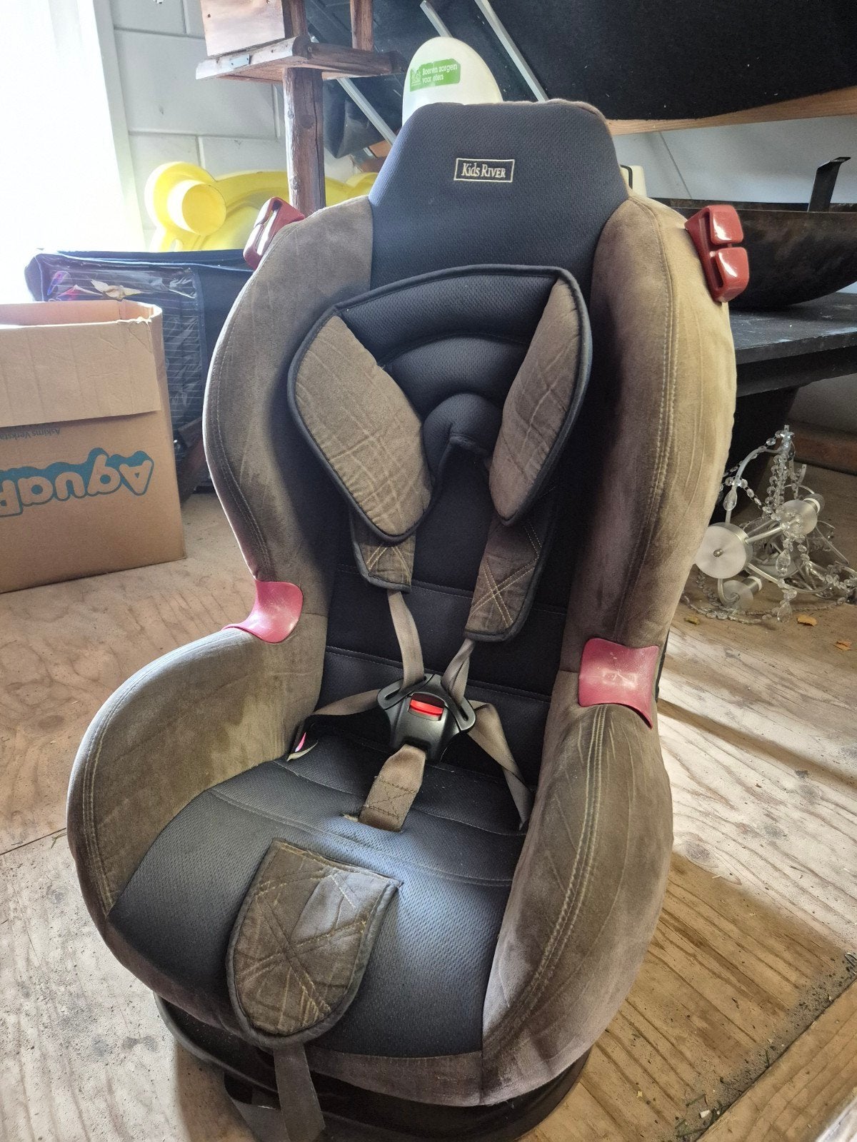 Gebruikt Kids River autostoeltje, Overige merken, 0 t/m 18 kg, Gebruikt, Autogordel