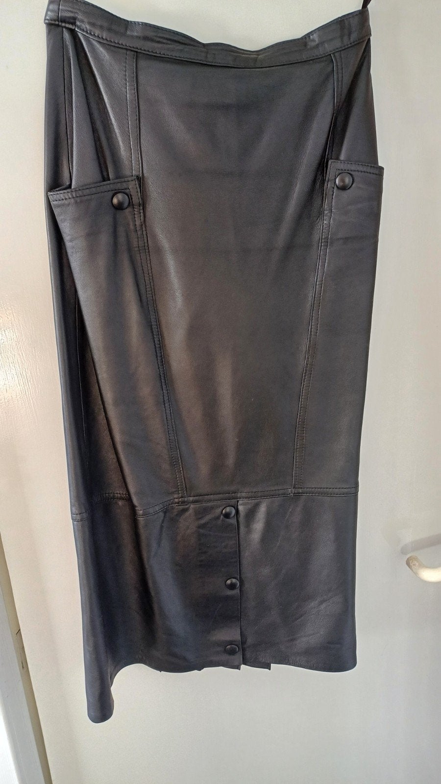 Zwarte Leren Rok Maat 40, Kleding | Dames, Zwart, Gedragen, Onder de knie, Ophalen
