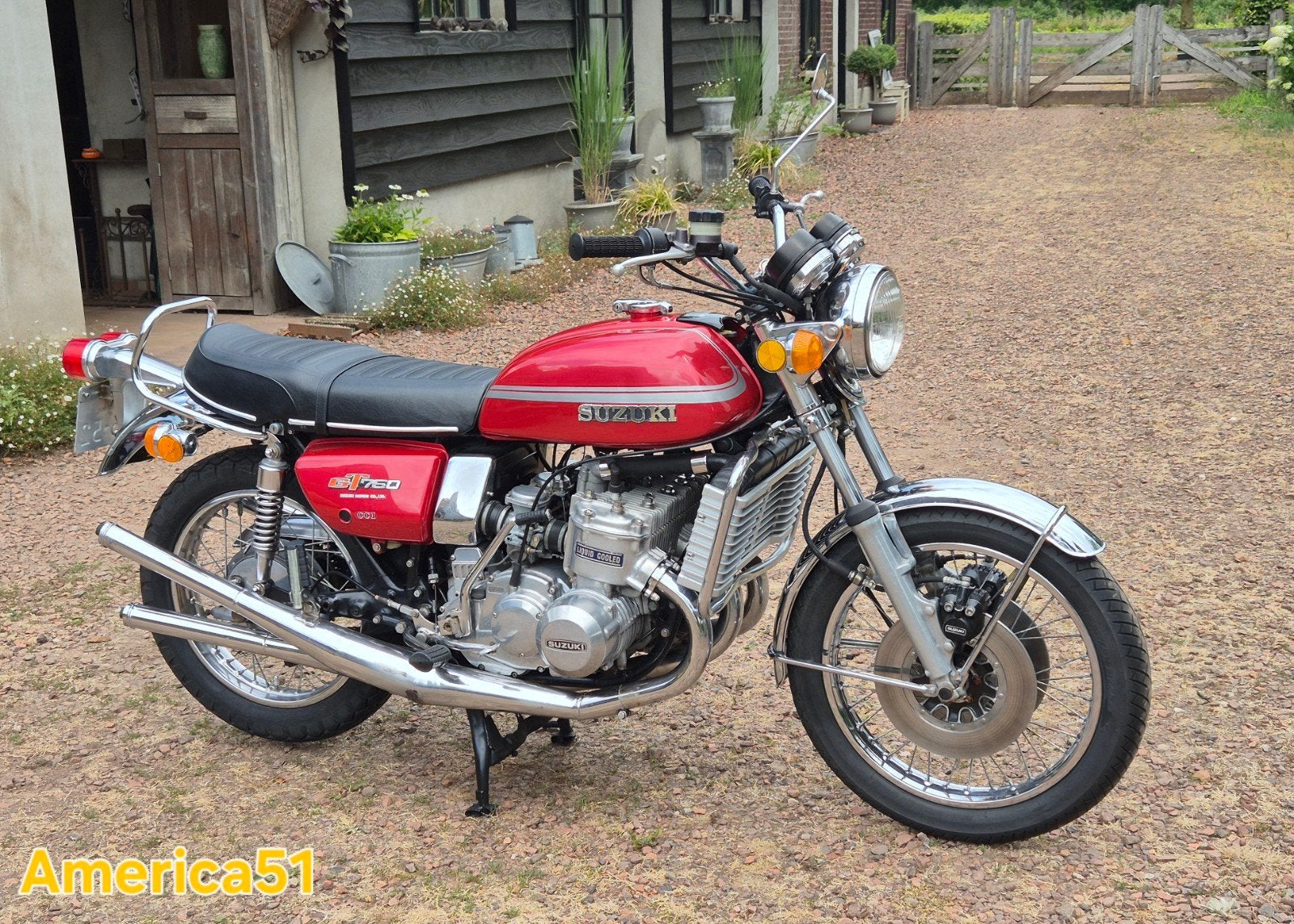 1975 Suzuki GT750 "Waterbuffel" in originele staat., 750 cc, Suzuki, Occasion, Motorrijbewijs A