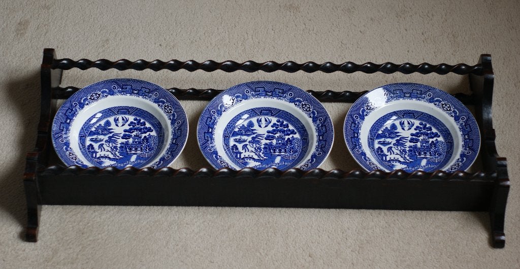 3 Wand Borden Willow Maastricht. Met borden rek., Ophalen of Verzenden