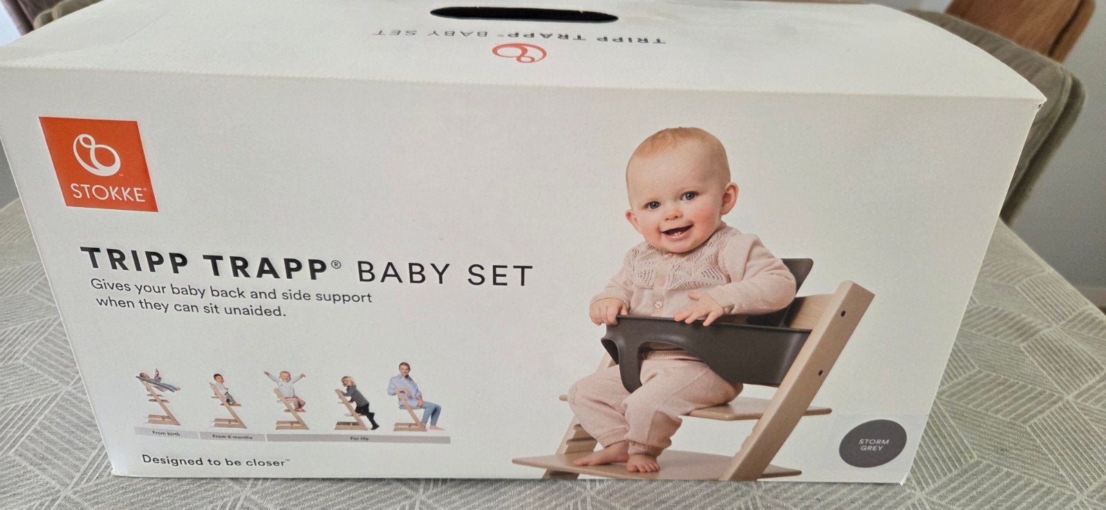 tripp trapp babysit (nieuw in doos!) - stokke, Ophalen, Nieuw, Meegroeistoel