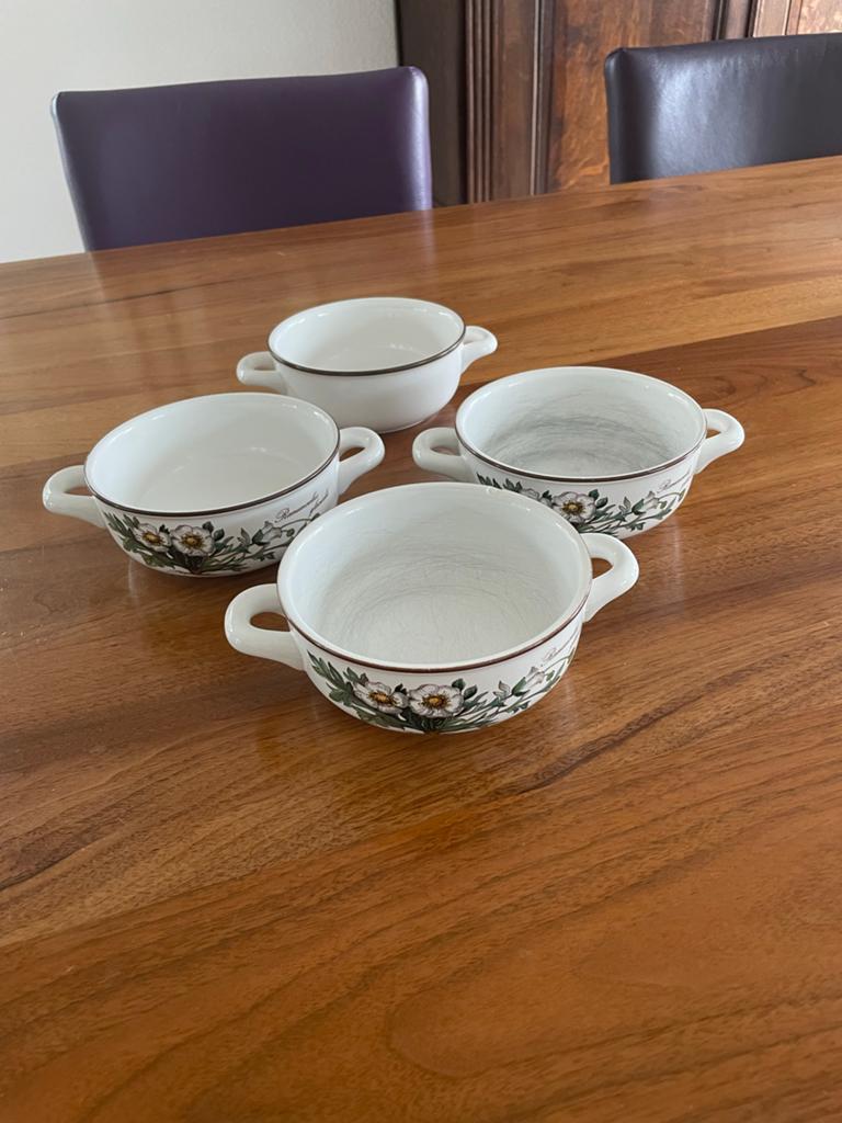 Botanical servies: pannen en soepkommen, Ophalen